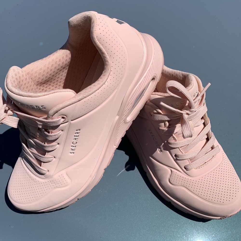Sketchers Street UNO-Frosty Sneakers// Light Pink
